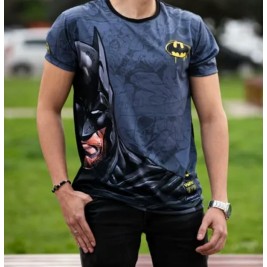 Camiseta Batman Gris