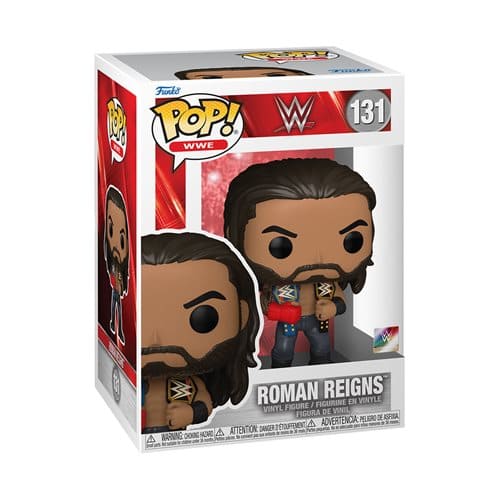 Funko Pop Roman Reigns con cinturones