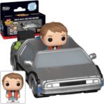 Marty McFly y Time Machine Funko Bitty Pop