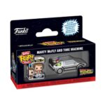 Marty McFly y Time Machine Funko Bitty Pop - Imagen 3