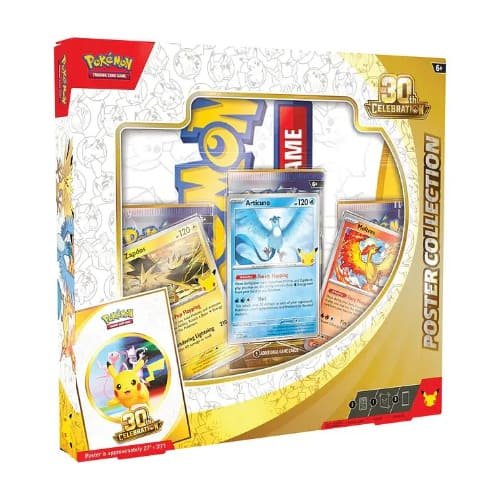 Poster Collection 30th Celebration Pokémon TCG en Inglés en Pasto Asgard Store